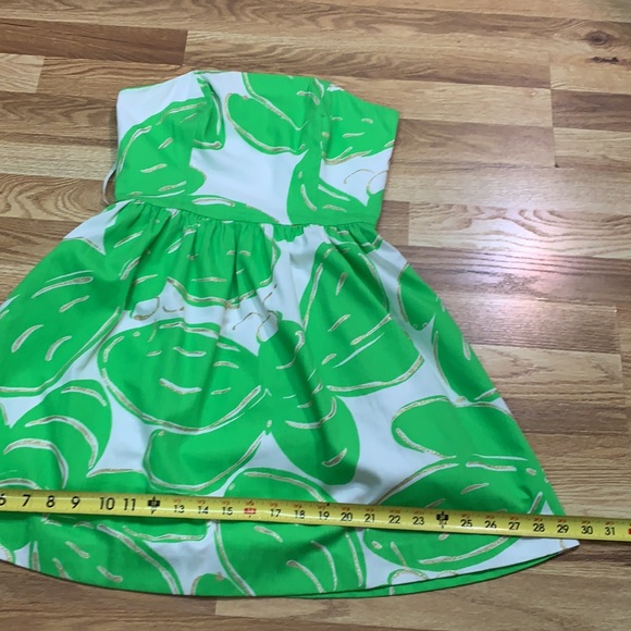 Lilly Pulitzer lottie strapless dress size 0 - Picture 8 of 16